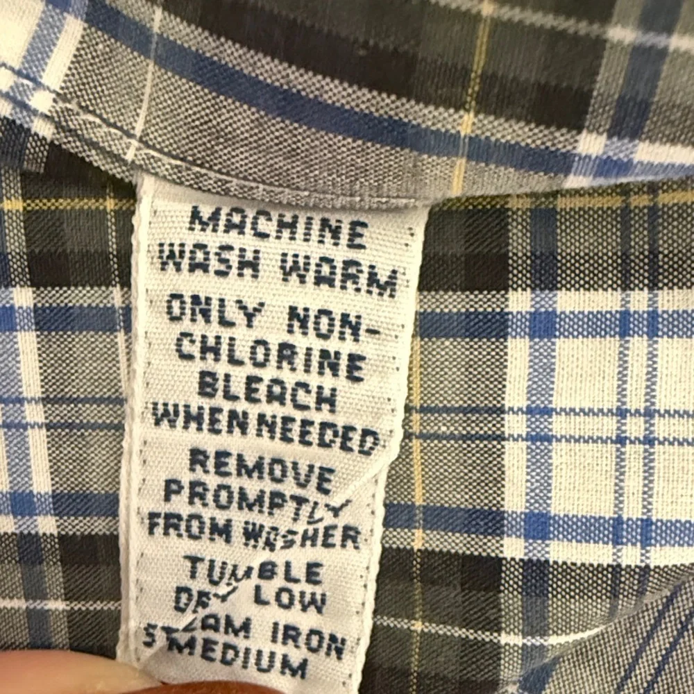 Ralph Lauren Men's Plaid "Blake" 100% Cotton Button - Down Shirt - XL - Picture 7 of 10